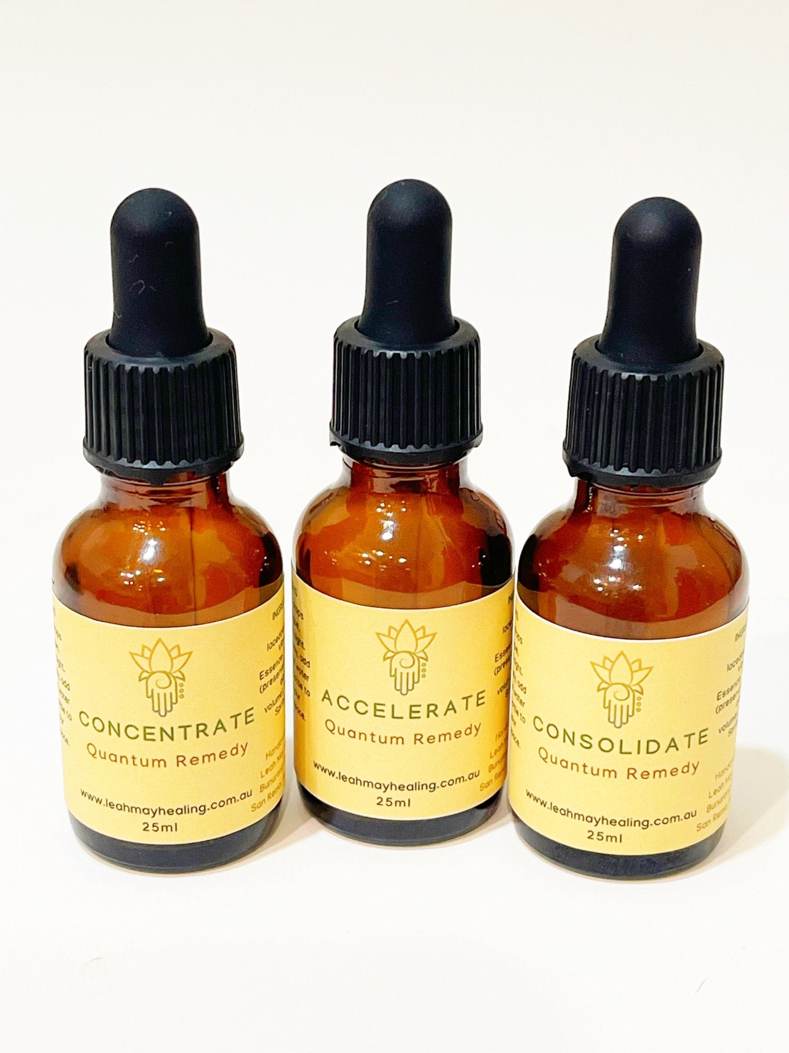 The Evolution Set, Concentrate, Accelerate & Consolidate - Leah May Healing